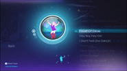 Heart of Glass on the Just Dance 3 menu