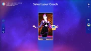 Just Dance 2025 Edition coach selection screen