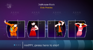 Just Dance 4 coach selection screen (Wii/PS3/Wii U)