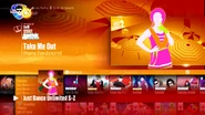 Take Me Out on the Just Dance 2017 menu