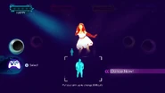 Tela de seleção de dançarino no Just Dance: Greatest Hits (Xbox 360)