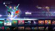 Moskau on the Just Dance 2016 menu