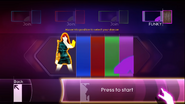 Just Dance 4 coach selection screen (Xbox 360)