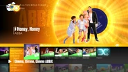 Abbahoneyhoney jd2017 menu.png (1.99 MB) Honey, Honey on the Just Dance 2017 menu