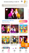 Can’t Take My Eyes Off You on the Just Dance Now menu (2020 update, phone)