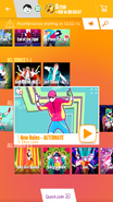 New Rules (Extreme Version) on the Just Dance Now menu (2017 update, phone)