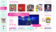 Old Town Road (Remix) on the Just Dance 2020 menu (8th-gen)