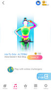 Just Dance Now coach selection screen (2020 update, phone)