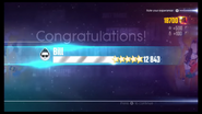 Just Dance 2016 scoring screen