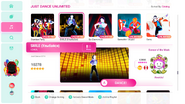 Smile on the Just Dance 2020 menu