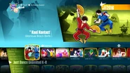 Kool Kontact on the Just Dance 2018 menu