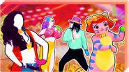 P2 on the icon for the Just Dance Now playlist "Samba De Rio" (along with Señorita and Kitta)