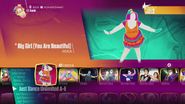 Big Girl (You Are Beautiful) on the Just Dance 2018 menu