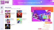 Ça Plane Pour Moi on the Just Dance Now menu (2020 update, computer)