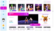 Gibberish on the Just Dance 2019 menu
