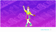 Just Dance 2020 loading screen (Extreme Version, 8th-gen)