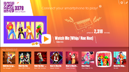 Watch Me (Whip/Nae Nae) on the Just Dance Now menu (2017 update, computer)