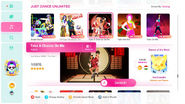 Take a Chance on Me on the Just Dance 2020 menu