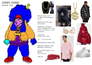 Costume brief/Concept art for Dougie