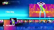 Cola Song on the Just Dance 2017 menu (8th-gen)