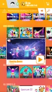 Dancing Queen on the Just Dance Now menu (2017 update, phone)
