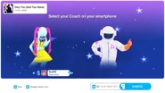 Just Dance 2021 coach selection screen