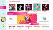 Boom Clap on the Just Dance 2020 menu