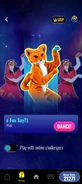 Just Dance Now coach selection screen (2024 update, phone)