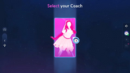 Tela de seleção de dançarino no Just Dance 2023 Edition