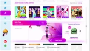 Into You on the Just Dance 2019 menu