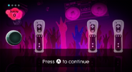 Just Dance 2 ready screen