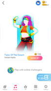 Just Dance Now coach selection screen (2020 update, phone)