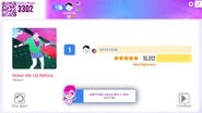 Just Dance Now scoring screen (2020 update)