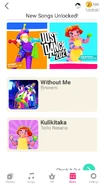 First Just Dance Now release newsfeed (along with Kulikitaka)