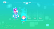 Just Dance 2020 coach selection screen (Wii)