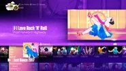 I Love Rock ‘N’ Roll on the Just Dance 2017 menu (8th-gen)