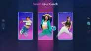 Just Dance 2023 Edition coach selection screen