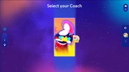 Just Dance 2025 Edition coach selection screen