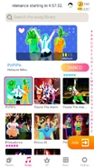 PoPiPo on the Just Dance Now menu (2020 update, phone)
