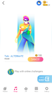 Just Dance Now coach selection screen (20120 update, phone)