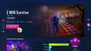 Iwillsurvive jd2023 infomenu.png (1.39 MB) Just Dance 2023 Edition info screen