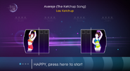 Just Dance 4 coach selection screen (Classic, Wii/PS3/Wii U)