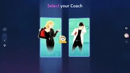 Just Dance 2023 Edition coach selection screen