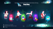 Just Dance 2015 coach selection screen