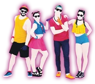 The album coach seen in The Art of Just Dance (10th Anniversary Edition)