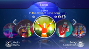 Fame on the Just Dance: Greatest Hits menu (Wii)