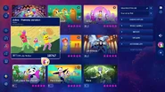 Juice (Yummy Version) on the Just Dance 2024 Edition menu