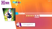 Just Dance Now scoring screen (2017 update)