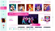 Lean On on the Just Dance 2020 menu