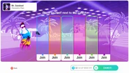 Just Dance 2020 coach selection screen (camera)